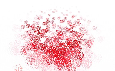 Obraz premium Light Red vector background with lines.