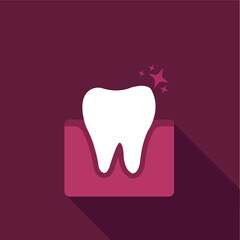 Tooth in gums,tooth implant