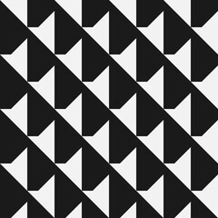 Seamless abstract geometric pattern with isometric elements