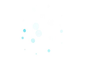 Light BLUE vector background with spots.