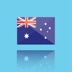 Obraz na płótnie Canvas australia flag