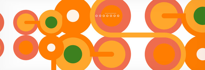 Circles and lines abstract background for covers, banners, flyers and posters and other templates