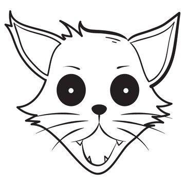 recommend clip art: startled cat