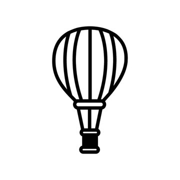 hot air balloon silhouette