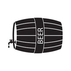 beer barrel with tap