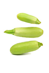 Fresh vegetable marrow or zucchini isolated on white background.