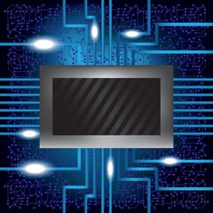 electronic circuit background