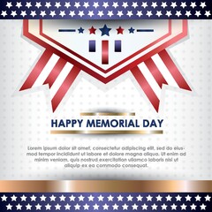 memorial day background with text