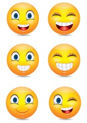 set of emoticon icons