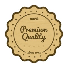 premium quality product label design