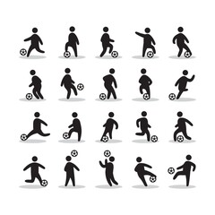 collection of soccer players