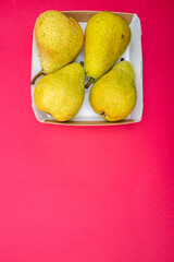 barquette de poires bio