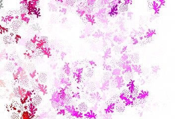 Light Purple vector texture with abstract forms.