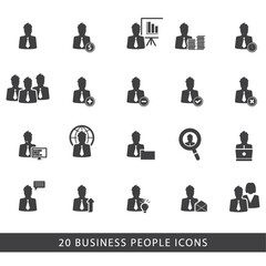 business people icons