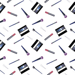 Template. Cosmetic set. Women's accessories. Fashion. Style. Wallpaper. Can be used for shop windows, advertising of hairdressing salons, beauty salons, magazines, packaging.