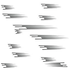 Speed Lines in arrow Form . Vector Illustration .Technology  Logo . Design element . Abstract Geometric shape . 