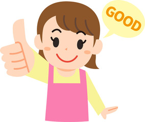 女の子　GOOD