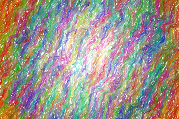 Orange, brown and gray waves Abstract Color Pencil abstract paint background.