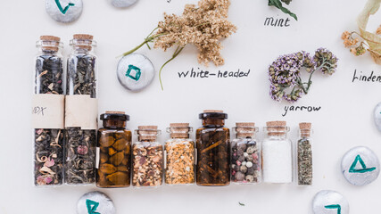 Witch's set of herbs