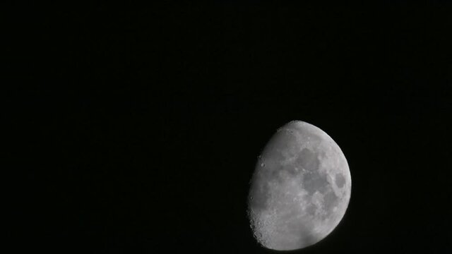 Luna notte in 4K