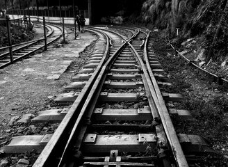 Obraz premium May not know where the track ends.