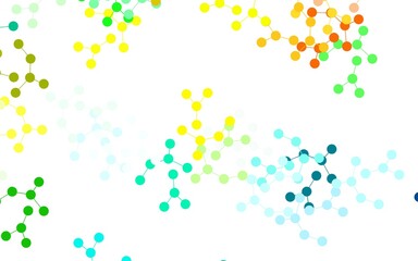 Light Multicolor vector texture with artificial intelligence concept.