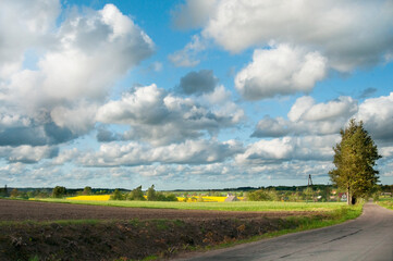 Fototapeta premium Kaszuby krajobraz