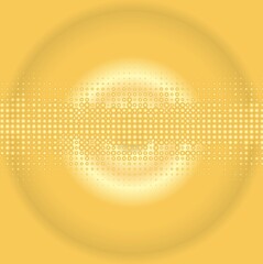 yellow abstract background with circles