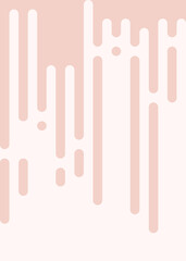 Blush Pink color Abstract Rounded Color Lines halftone transition background illustration