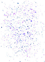 Paint splatter background, handmade transparent backdrop. Colorful watercolor spatter, spots, dots, splashing in different sizes. Use for overlay, texture or montage. Abstract vector illustration.