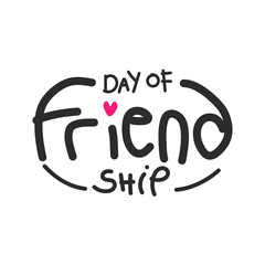 Design for celebrating Friendship Day