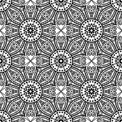 Seamless pattern. Vintage decorative elements