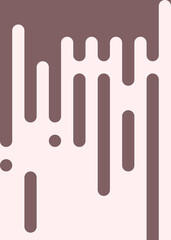 Rose Taupe color Abstract Rounded Color Lines halftone transition background illustration