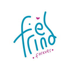 Design for celebrating Friendship Day