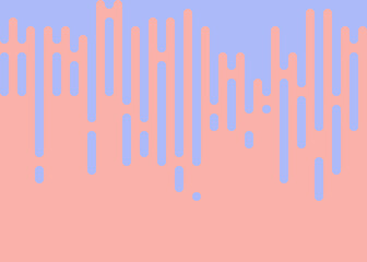 Apricot Blush color Abstract Rounded Color Lines halftone transition background illustration