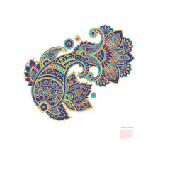 Paisley Vector isolated ornament