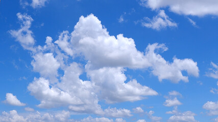 Naklejka na ściany i meble Beatiful blue sky with cloud 