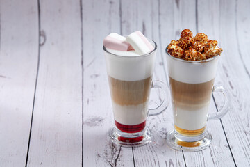different kinds of coffee drink