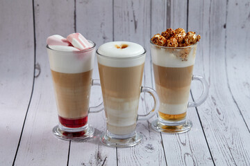 different kinds of coffee drink