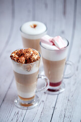 different kinds of coffee drink