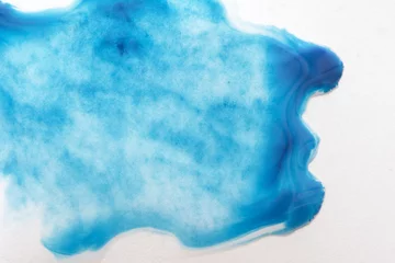 Foto auf Acrylglas Kristalle abstrakter blauer Hintergrund