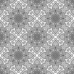 Seamless pattern. Vintage decorative elements