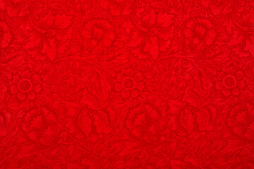 flower handmade sheet, red color, background, abstract