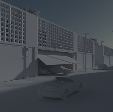 Archviz de proyecto ut&oacute;pico. 