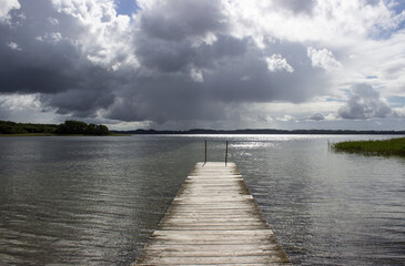 Fototapeta premium Badesteg am See