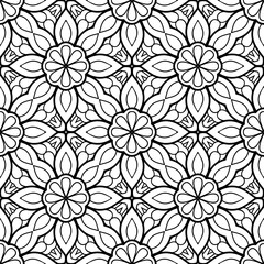 Seamless pattern. Vintage decorative elements