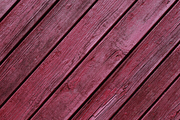 bright red plank wall background