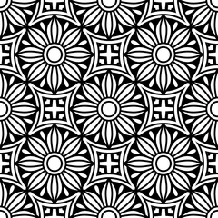 Seamless pattern. Vintage decorative elements