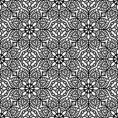 Seamless pattern. Vintage decorative elements