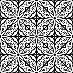 Fototapeta premium Seamless pattern. Vintage decorative elements